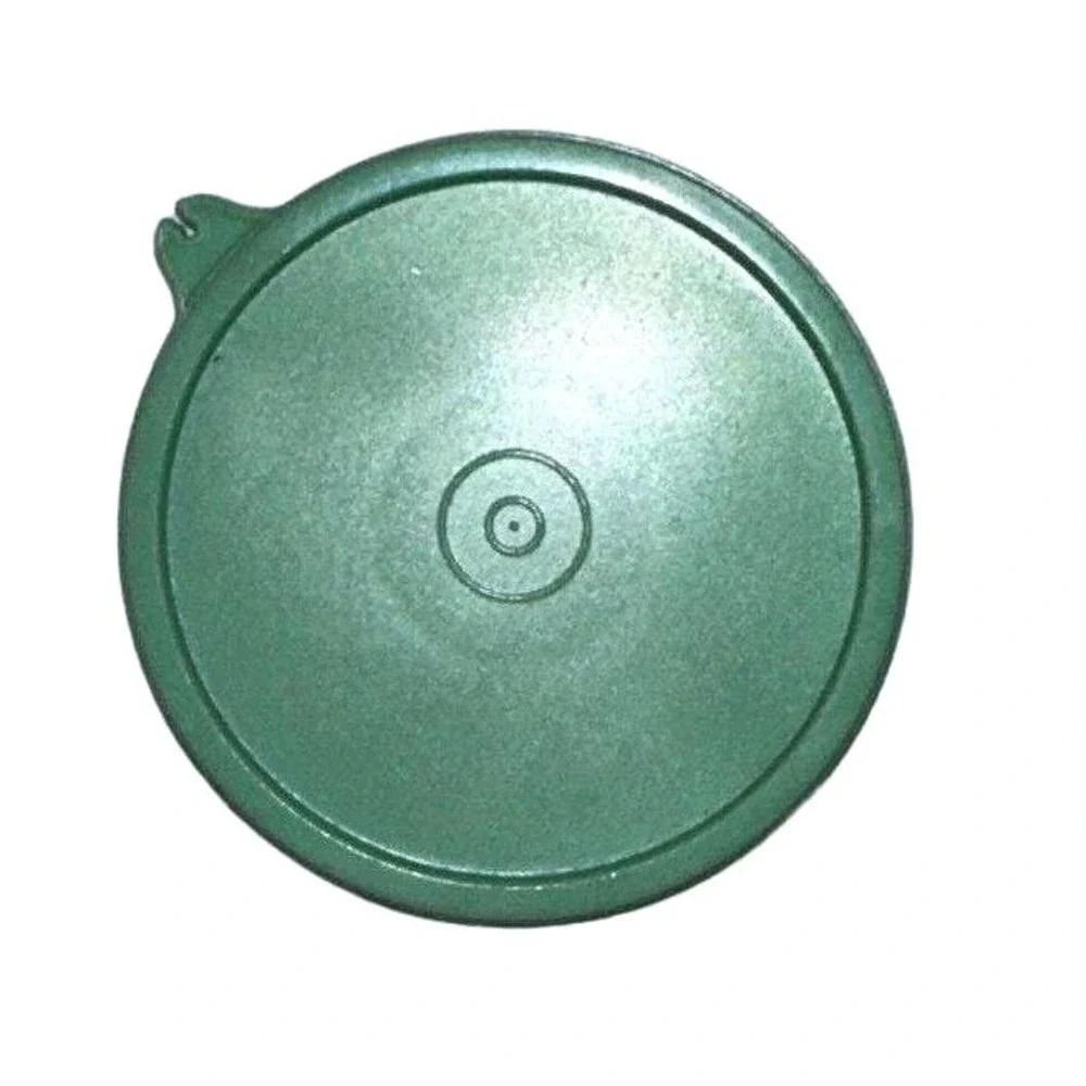 Vintage Tupperware Round Lid Replacement‎ Green For Canister Container